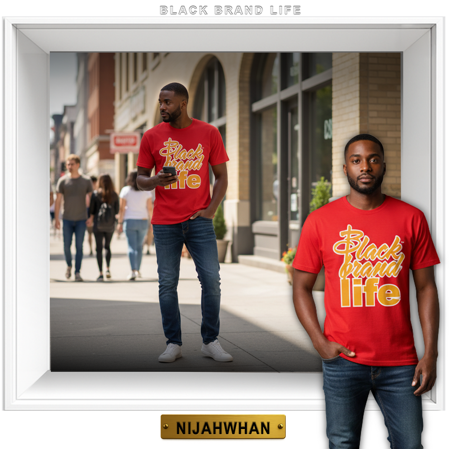 Black Brand Life Tee, Power Edition