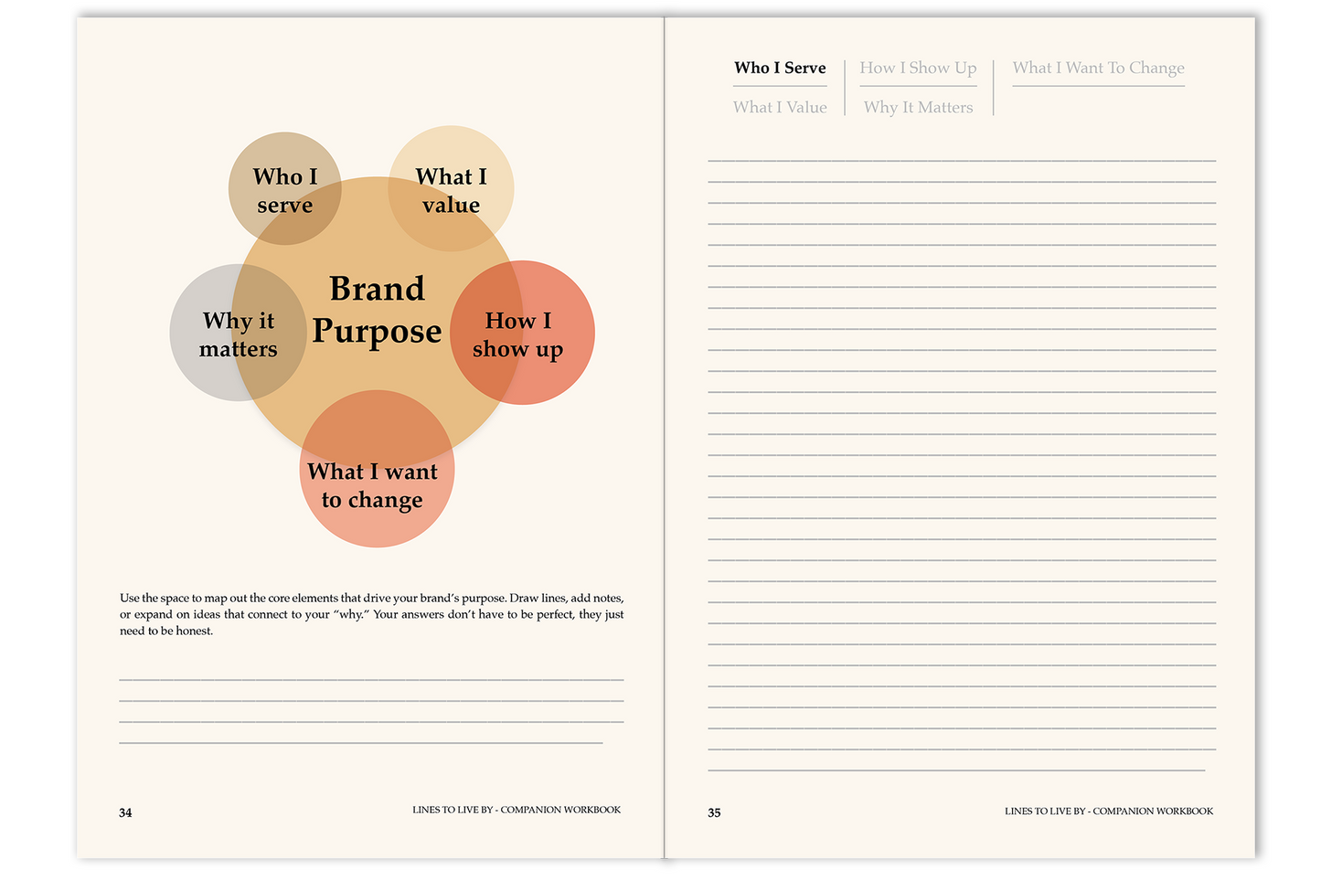 Lines to Live By - Companion Workbook