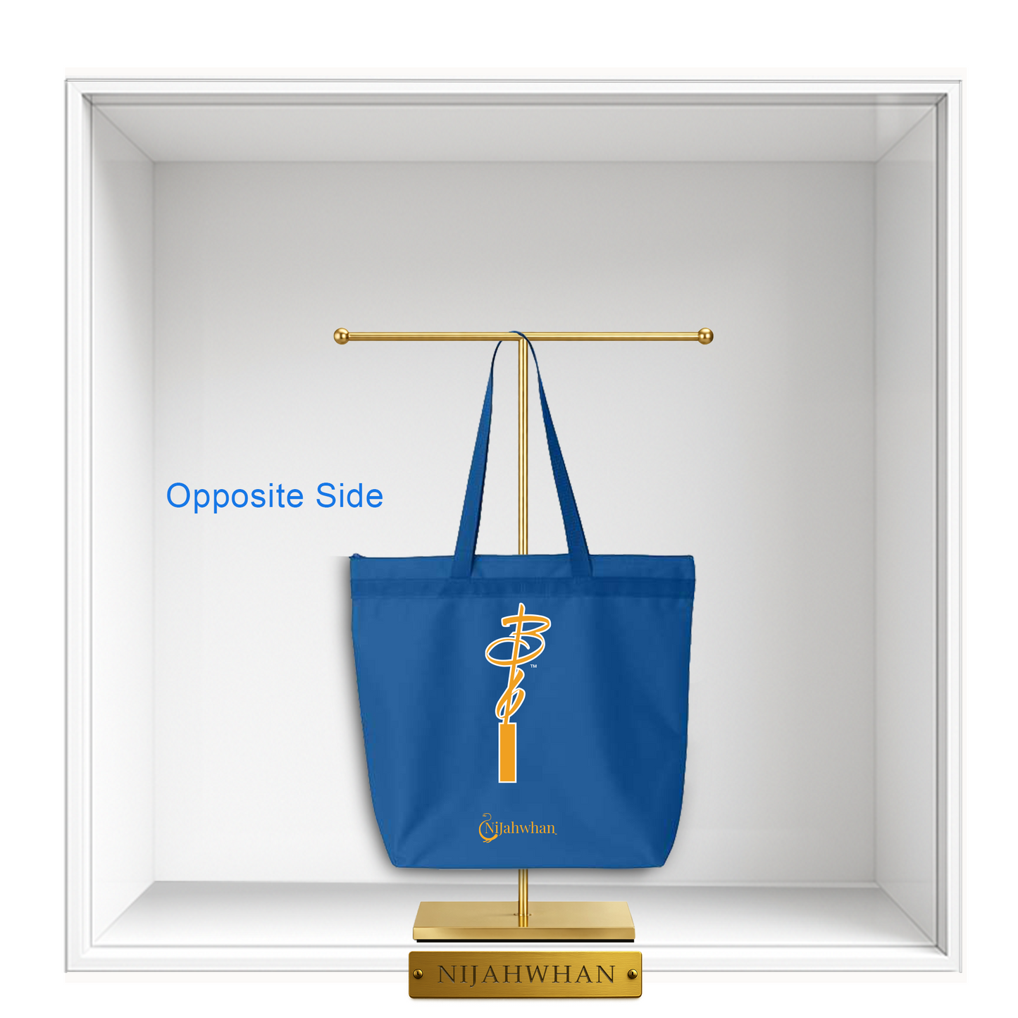A Black Brand Life Royal Blue Tote Bag - Preview