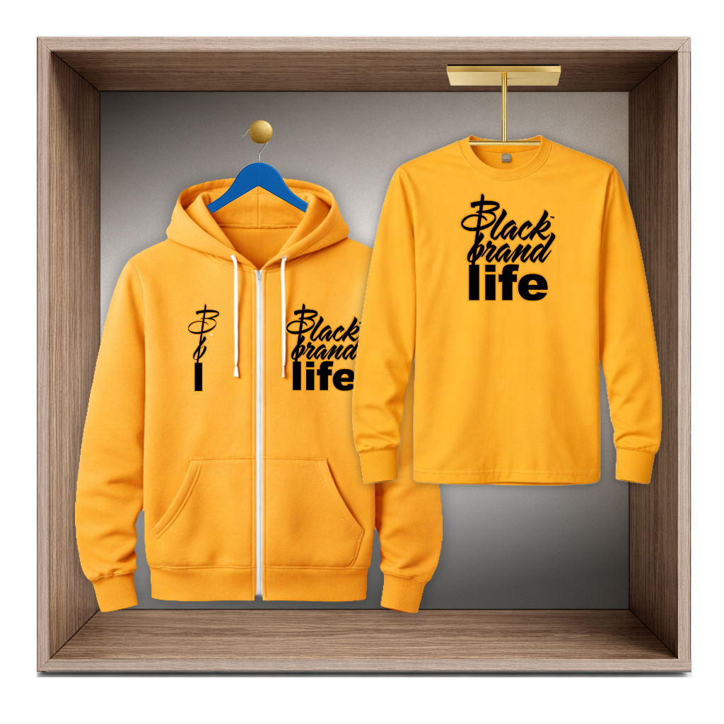 A Black Brand Life Layered Yellow Set - Previews
