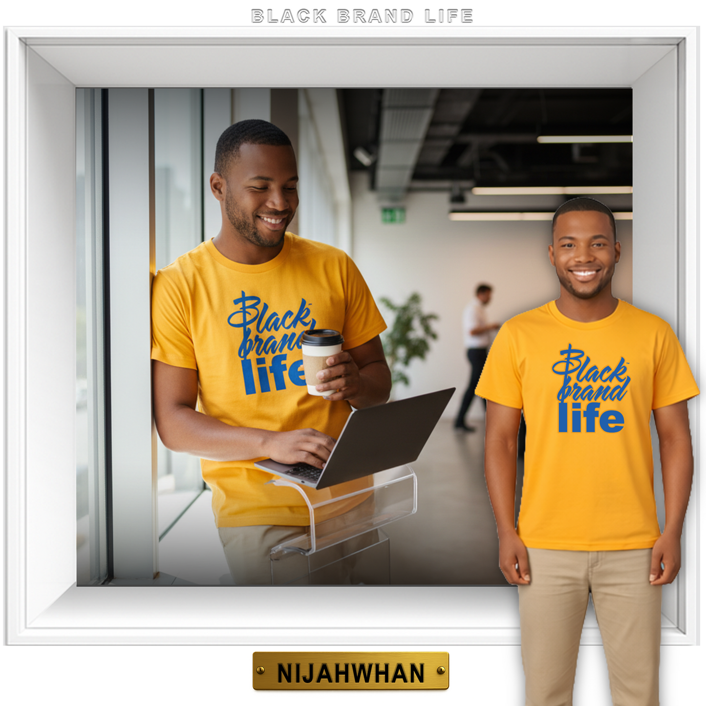 Black Brand Life Tee, Optimism Edition